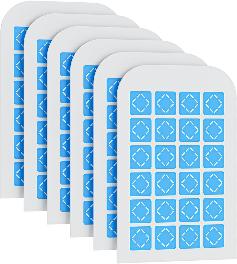 TIENBE 6 Pack Magnetism Glue Cards Indoor Plug-in Fly Trap Refill Pack for Indoor Fly Trap - Image 1